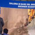 Abbattuto il primo diaframma transfrontaliero della Galleria di Base del Brennero